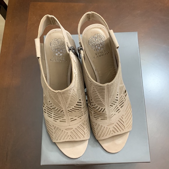 Vince Camuto Open-Toe Cut-Out Booties - Picture 5 of 8